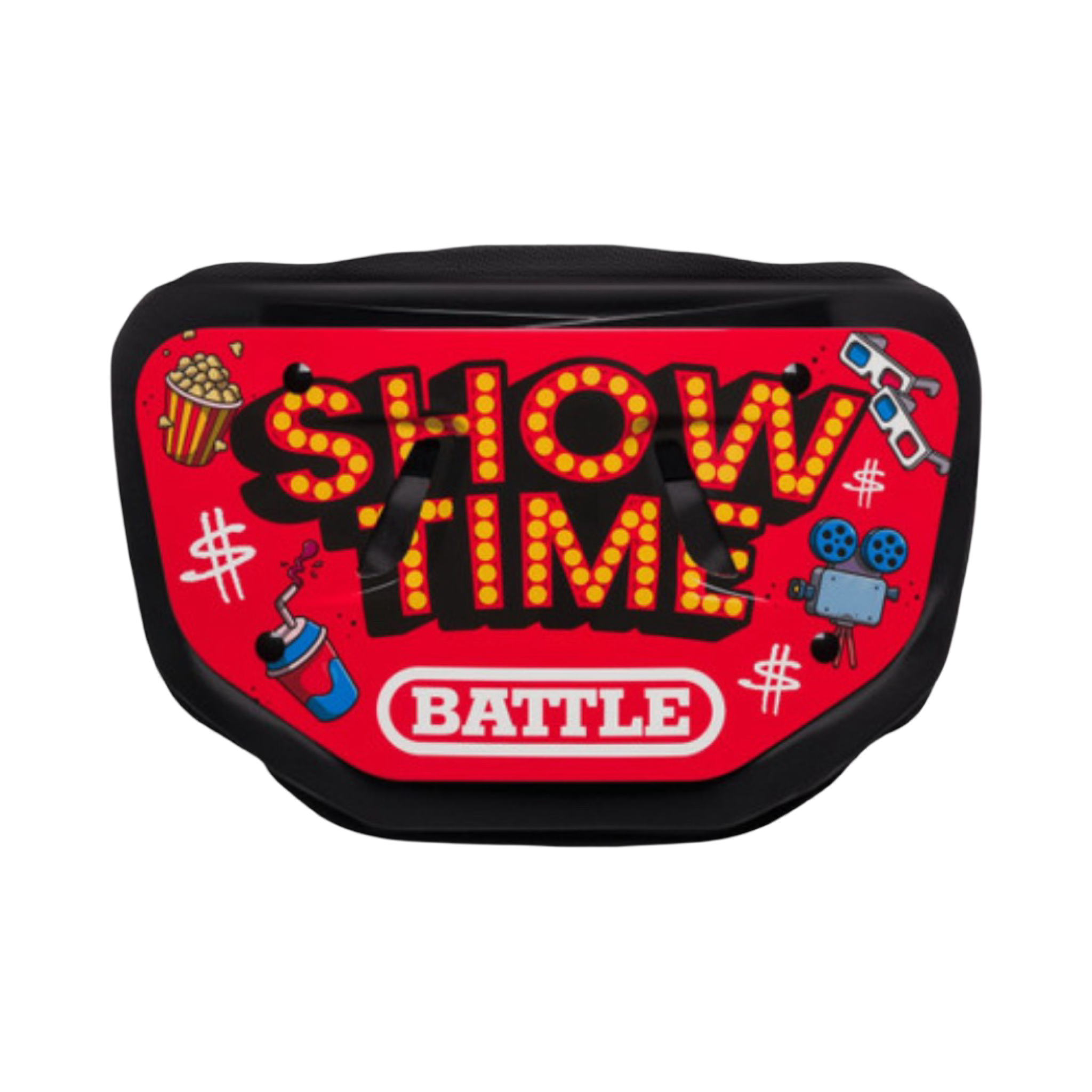 "Showtime" Football Back Plate - Adult