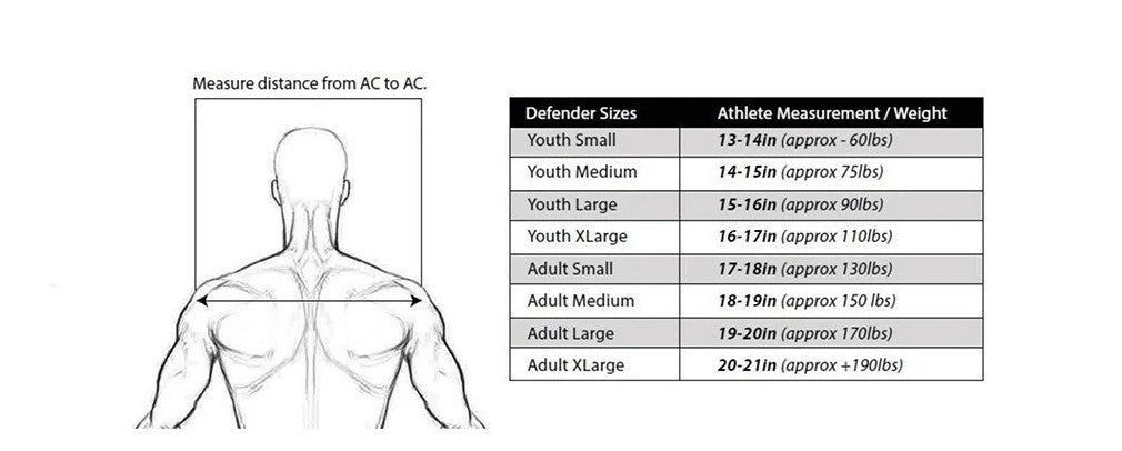 Battle Defender Football Shoulder Pads Epaulettes Battles.