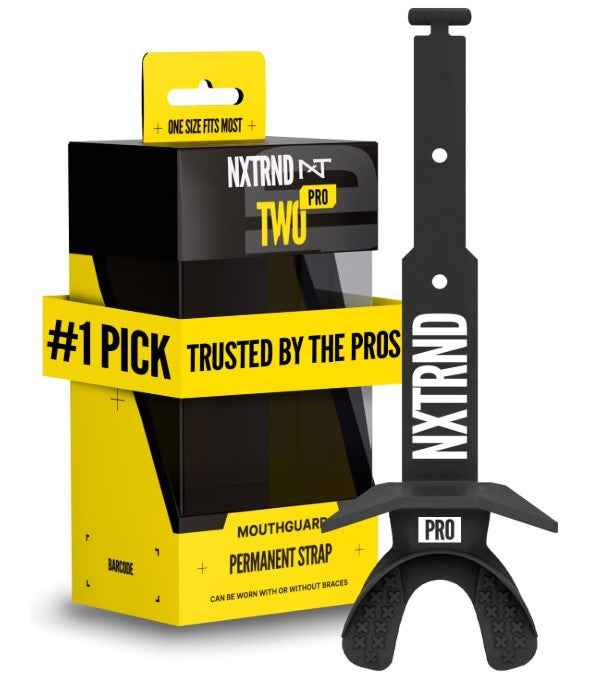 Nxtrnd Two Pro Protège-dents de football, sangle permanente, convient aux adultes et aux jeunes