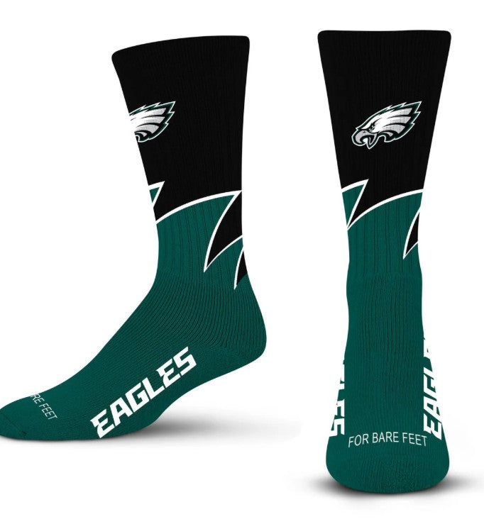 Bas NFL pour adulte black wave socks