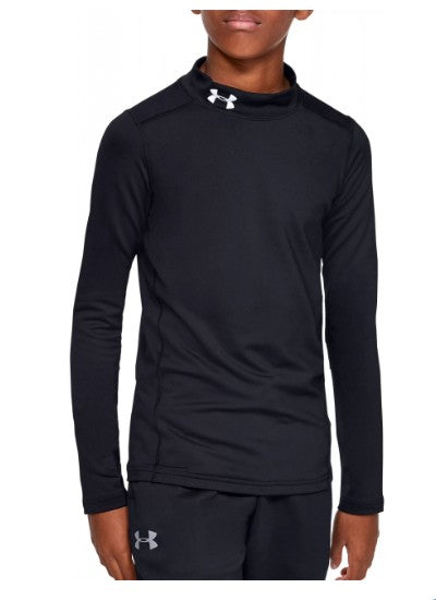 UA ColdGear® Boys' Mock Long Sleeve