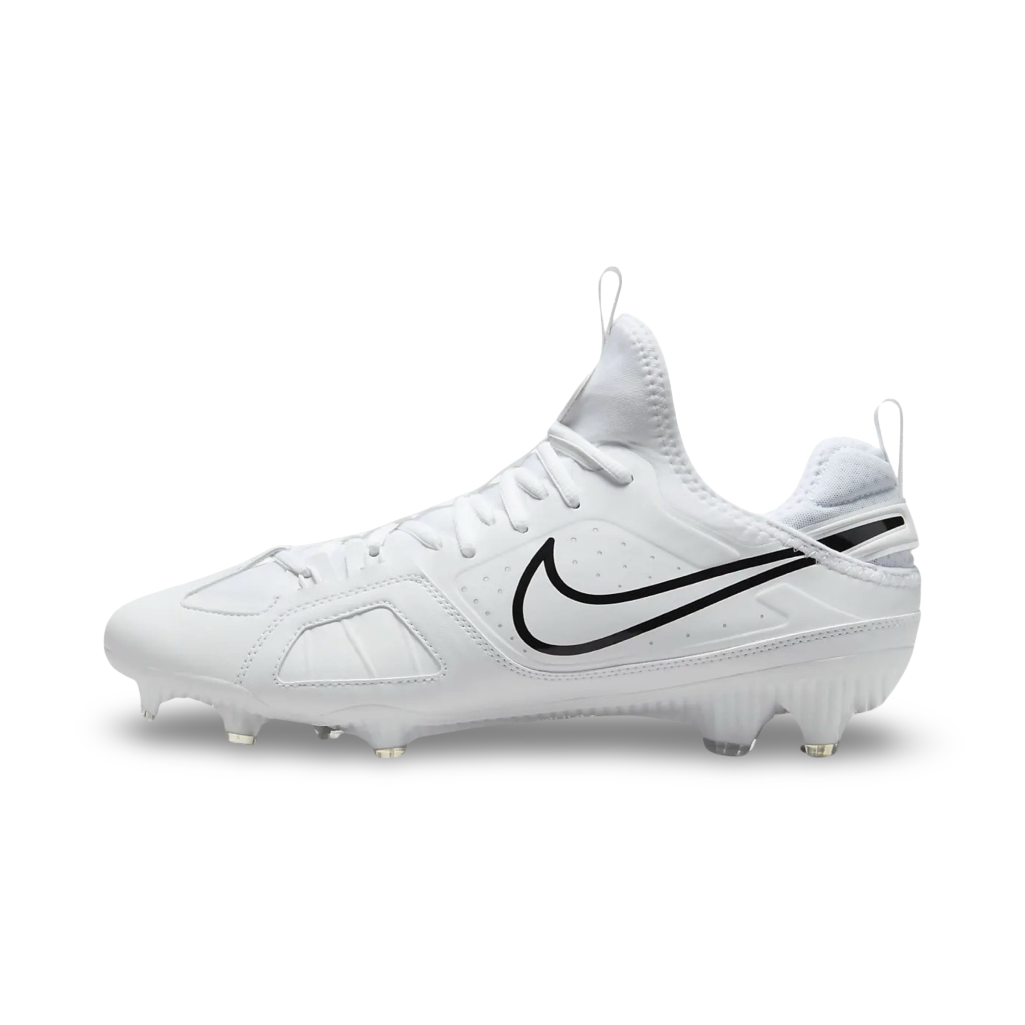 Nike Huarache 9 Varsity low Football &amp; Lacrosse cleat - White