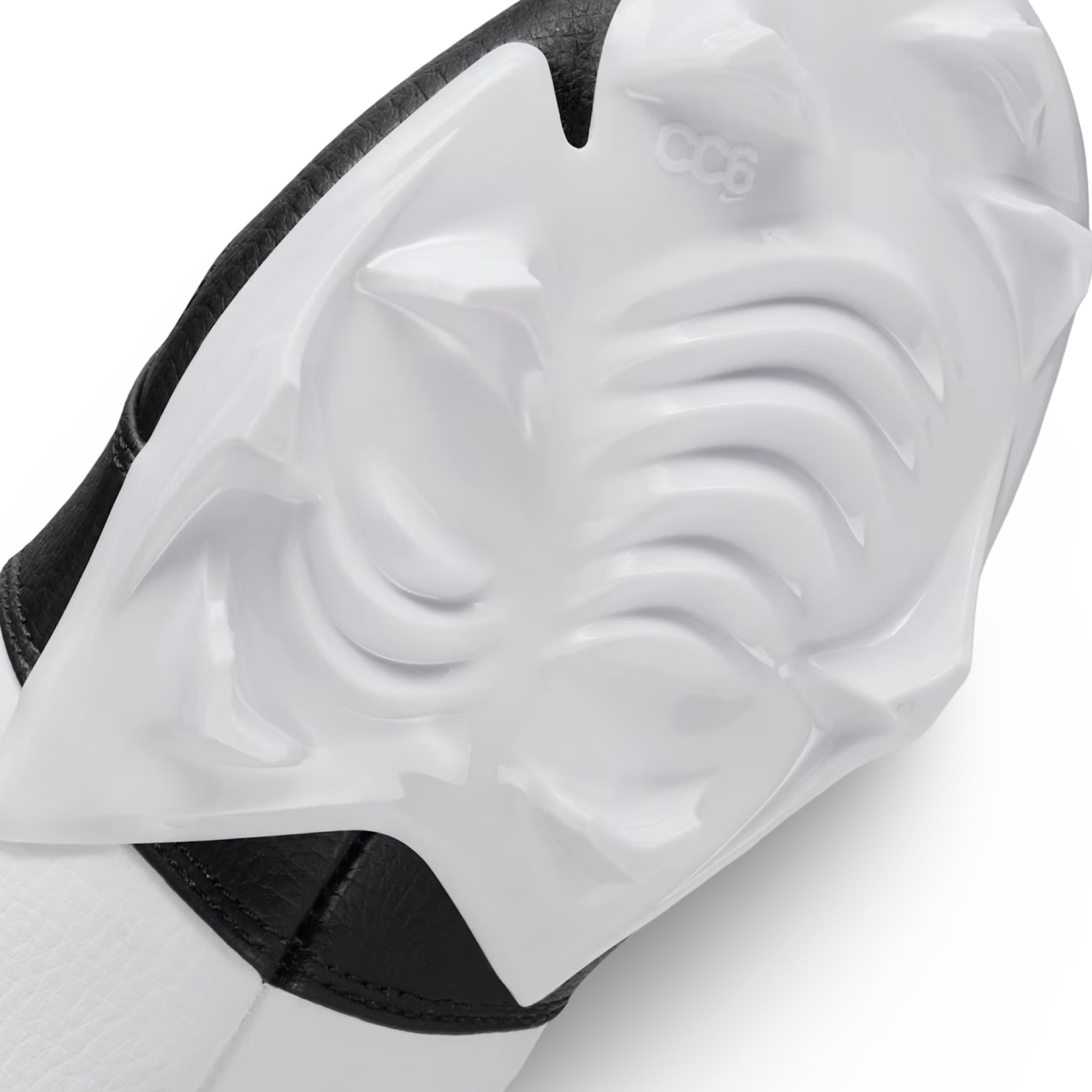 Jordan 1 Low TD Football Cleat - White/Black