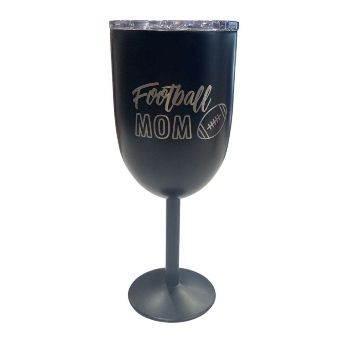 12oz Football Mom Wine Cup