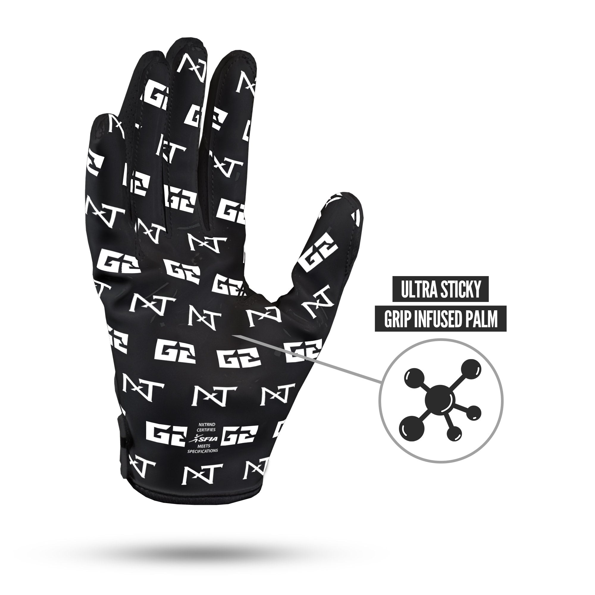 NXTRND G2® Pro Football Gloves - Black