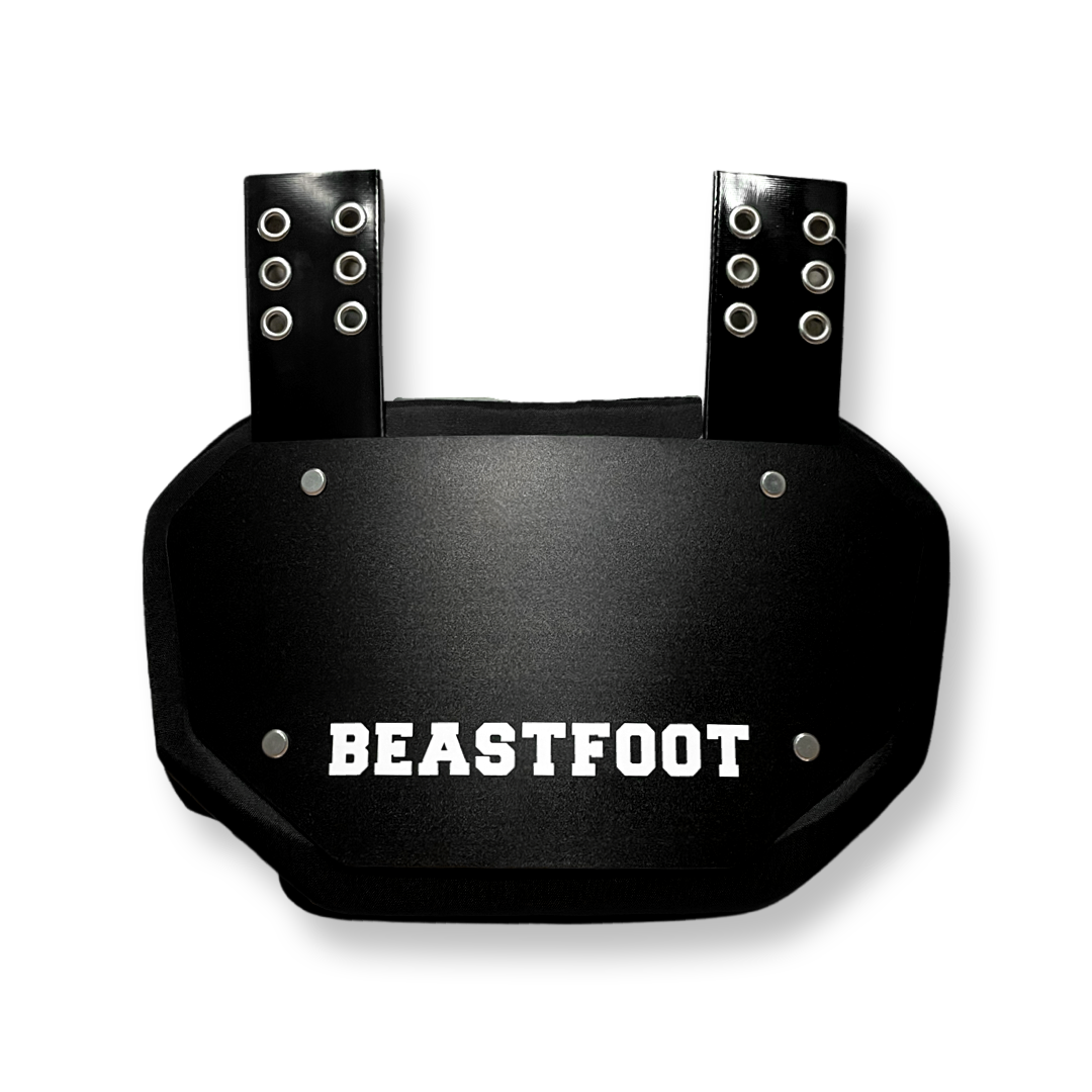 Beastfoot Black Football Back plate - Adult &amp; Youth