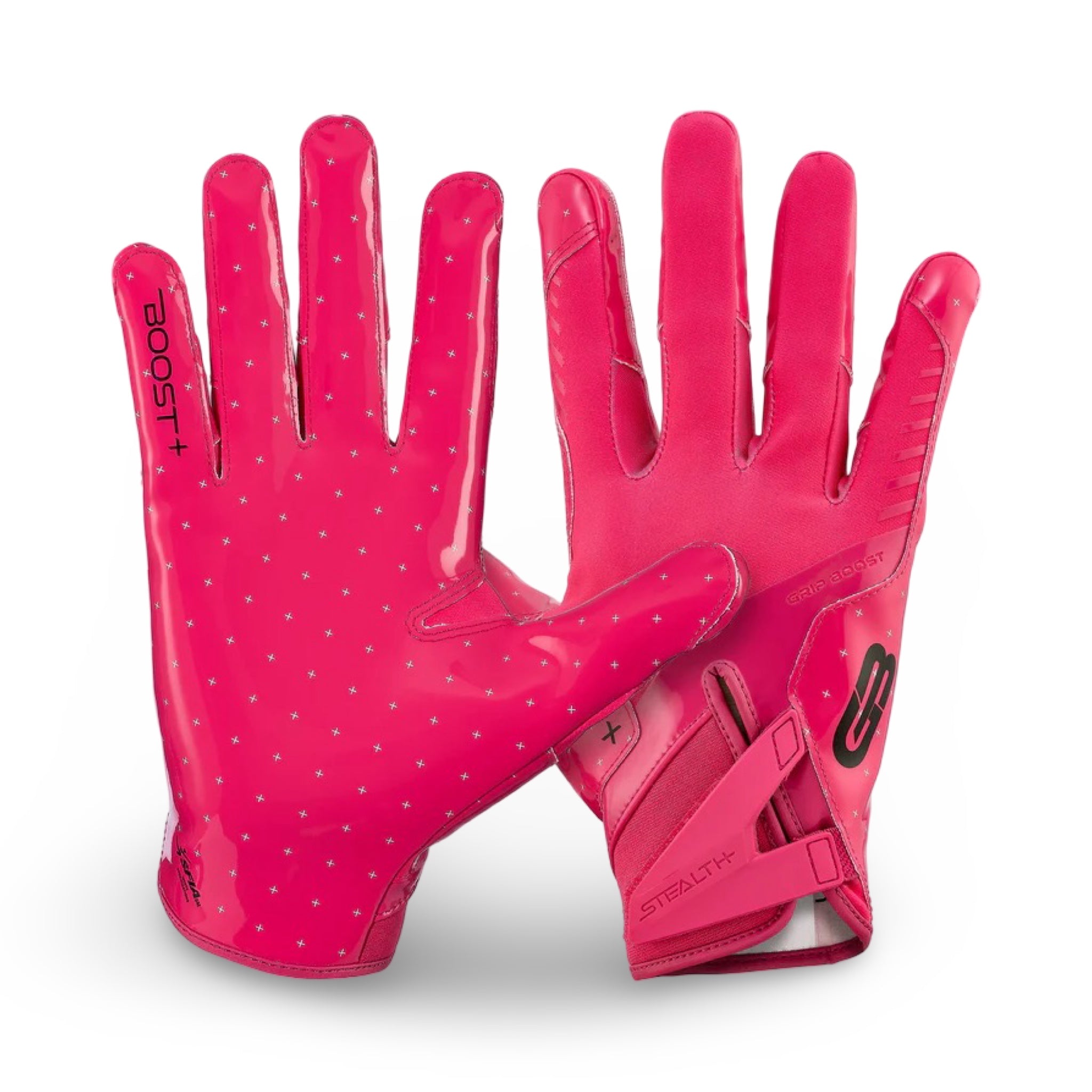 Grip Boost Solid Stealth 6.0 Boost Plus Football Glove