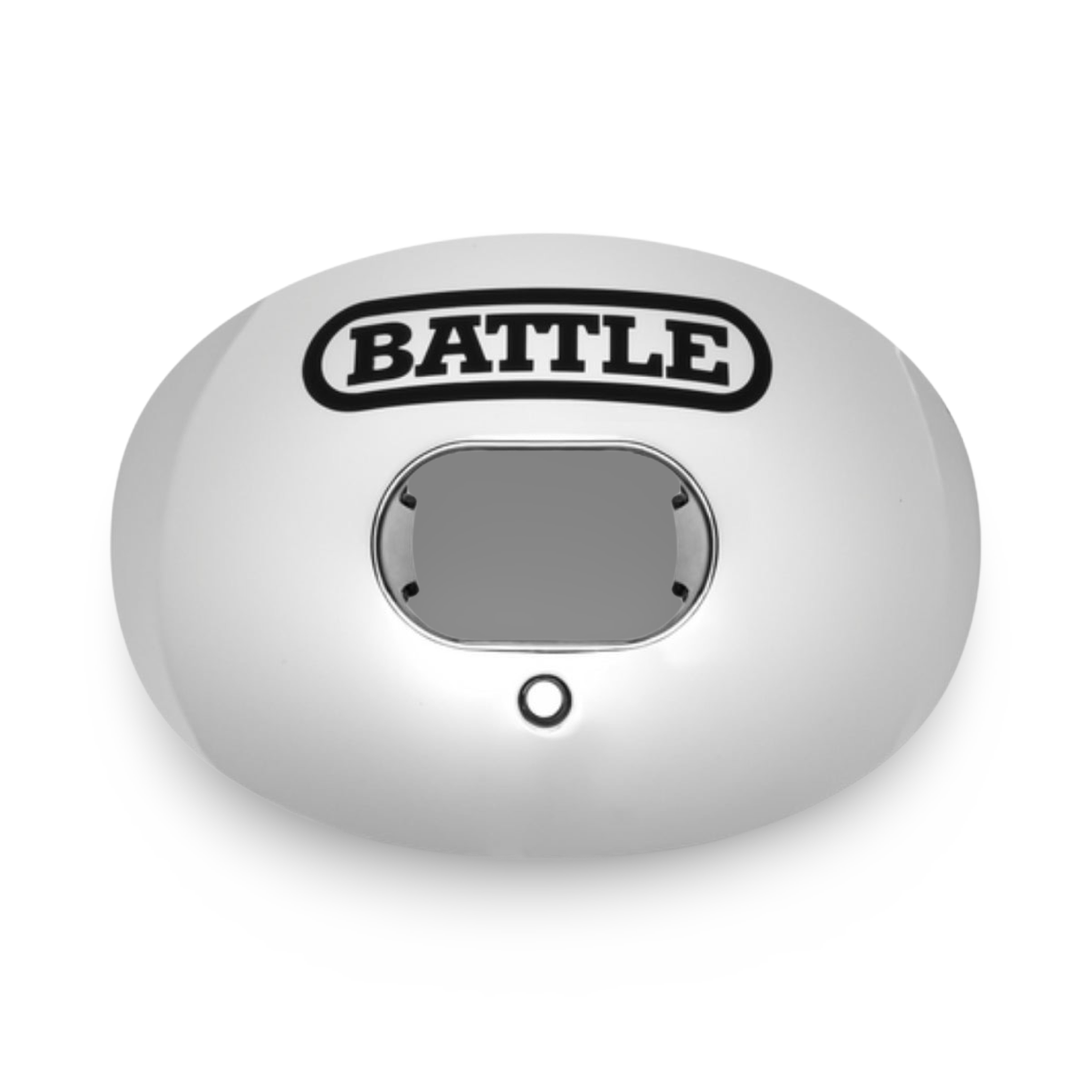 Battle Chrome Oxygen Football Mouthguard - Silver
