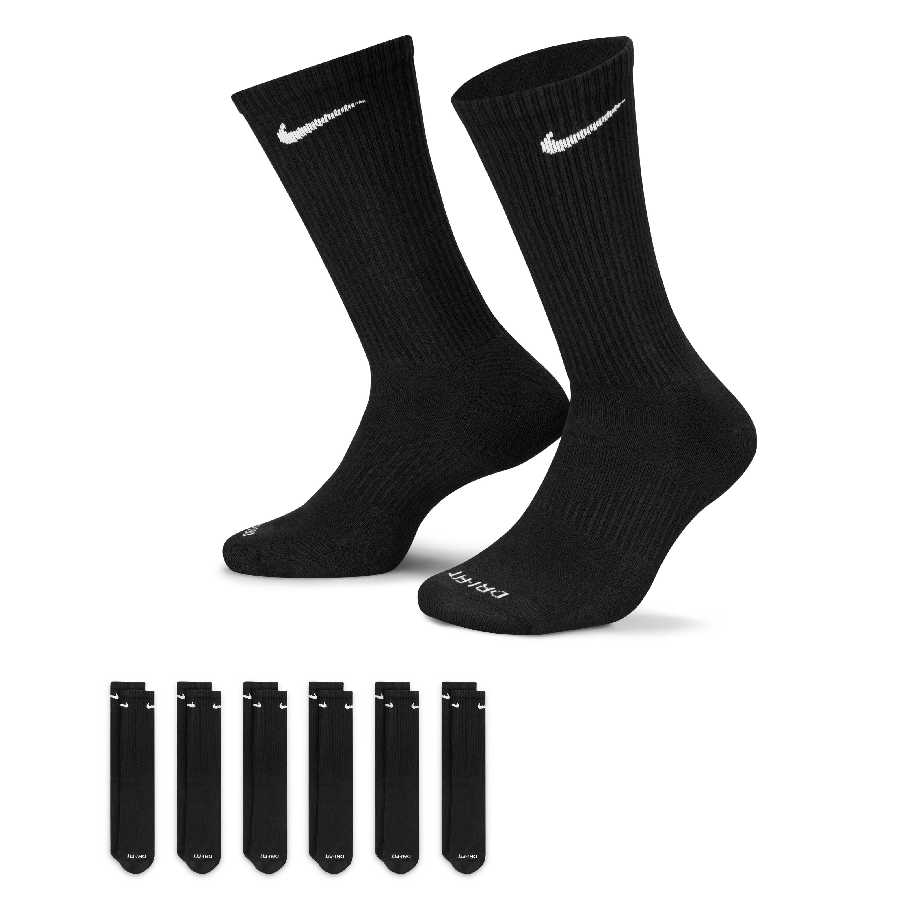 Nike Everyday Training Crew Socks – 6 Pack 