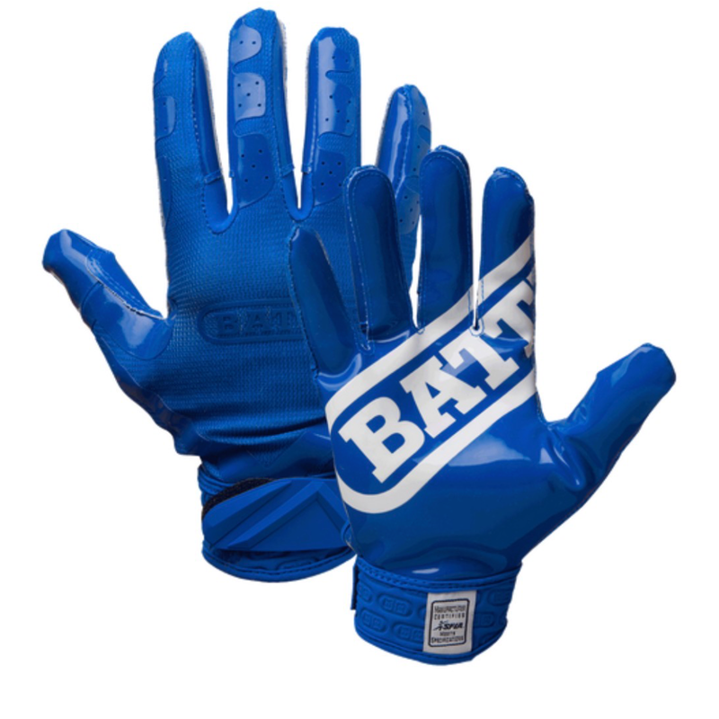 Double Threat Football Receiver Gloves/Gloves Adult - Black