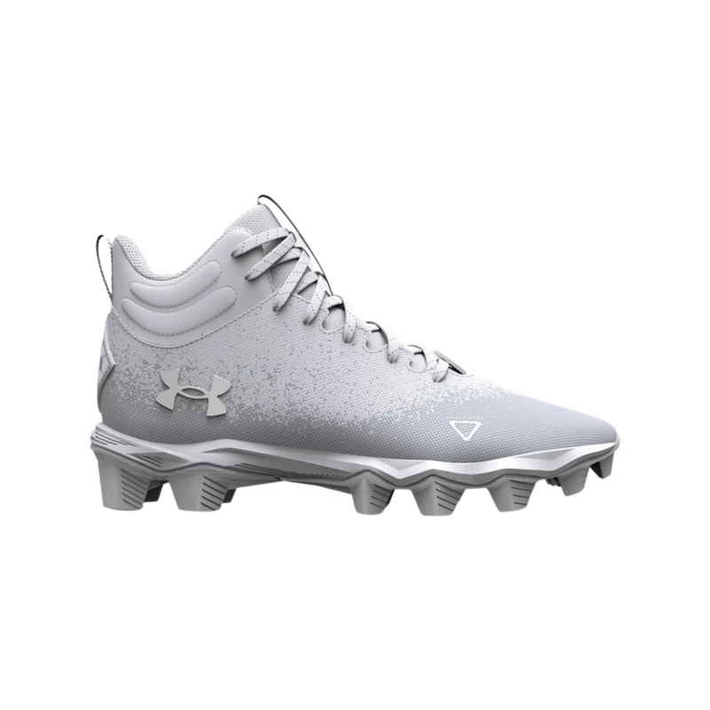 Boys' UA Spotlight Franchise RM - White 2022 Shoes/Soulier De Football enfant