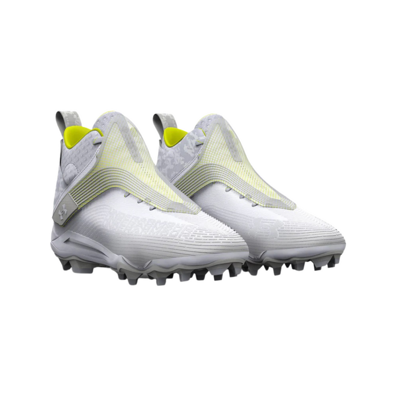 Under Armour Men's Hammer MC Football Cleats - White (Wide)