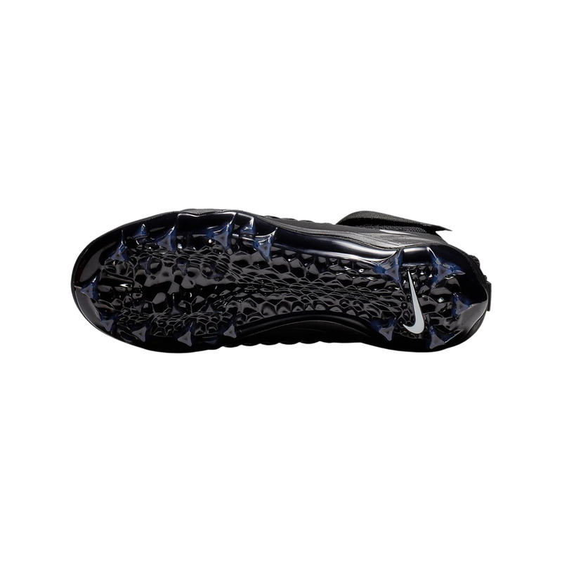 Nike Men's Force Savage Pro 2 Mid Football Cleats - Black (Wide)- Soulier de football pour Lineman