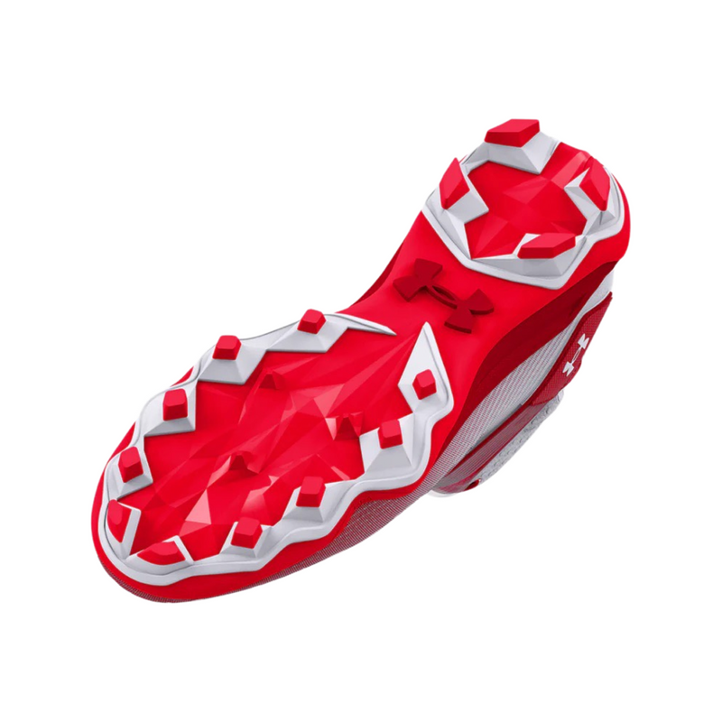 Under Armour Men's Hammer MC Football Cleats - Red (Wide)