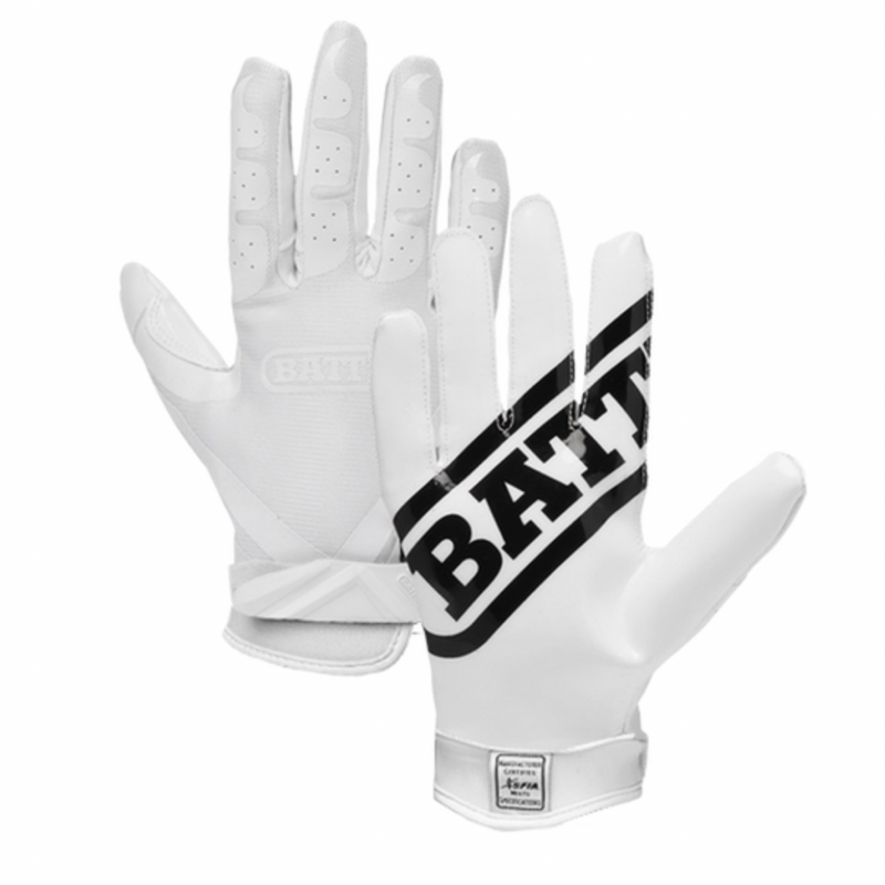 Double Threat Football Receiver Gloves/Gloves Adult - Black