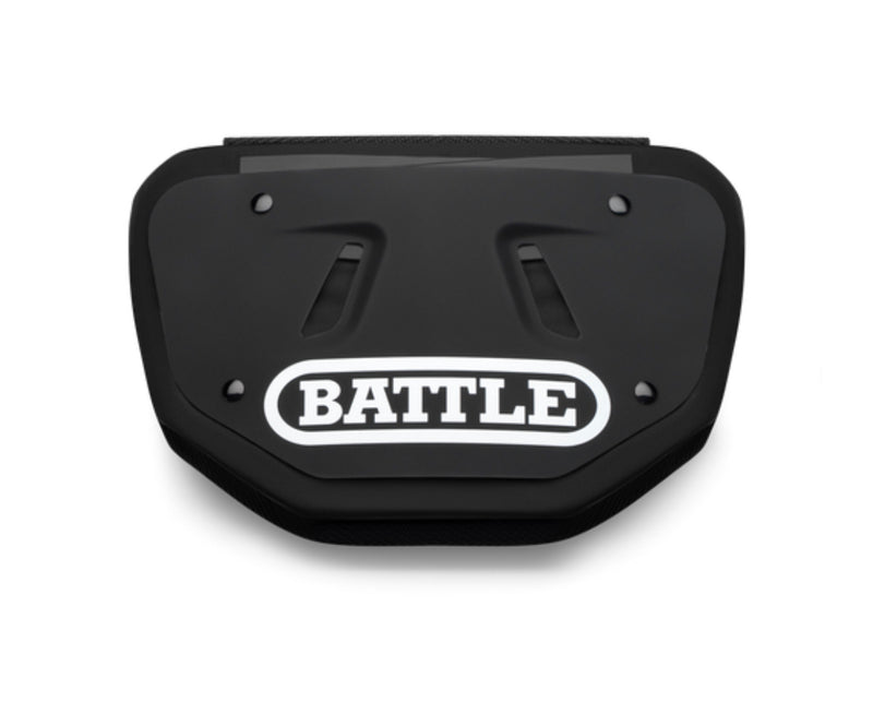 Battle backplate noir avec logo Blanc - protège dos