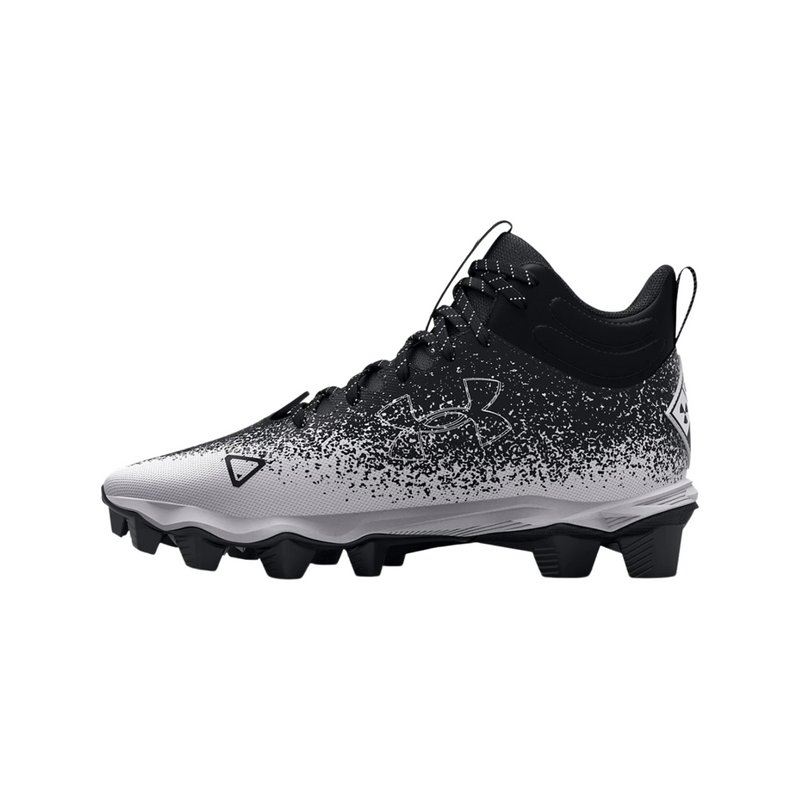 UA Men's Spotlight Franchise RM - Black ( Wide ) Shoes/Football Shoe for wide feet