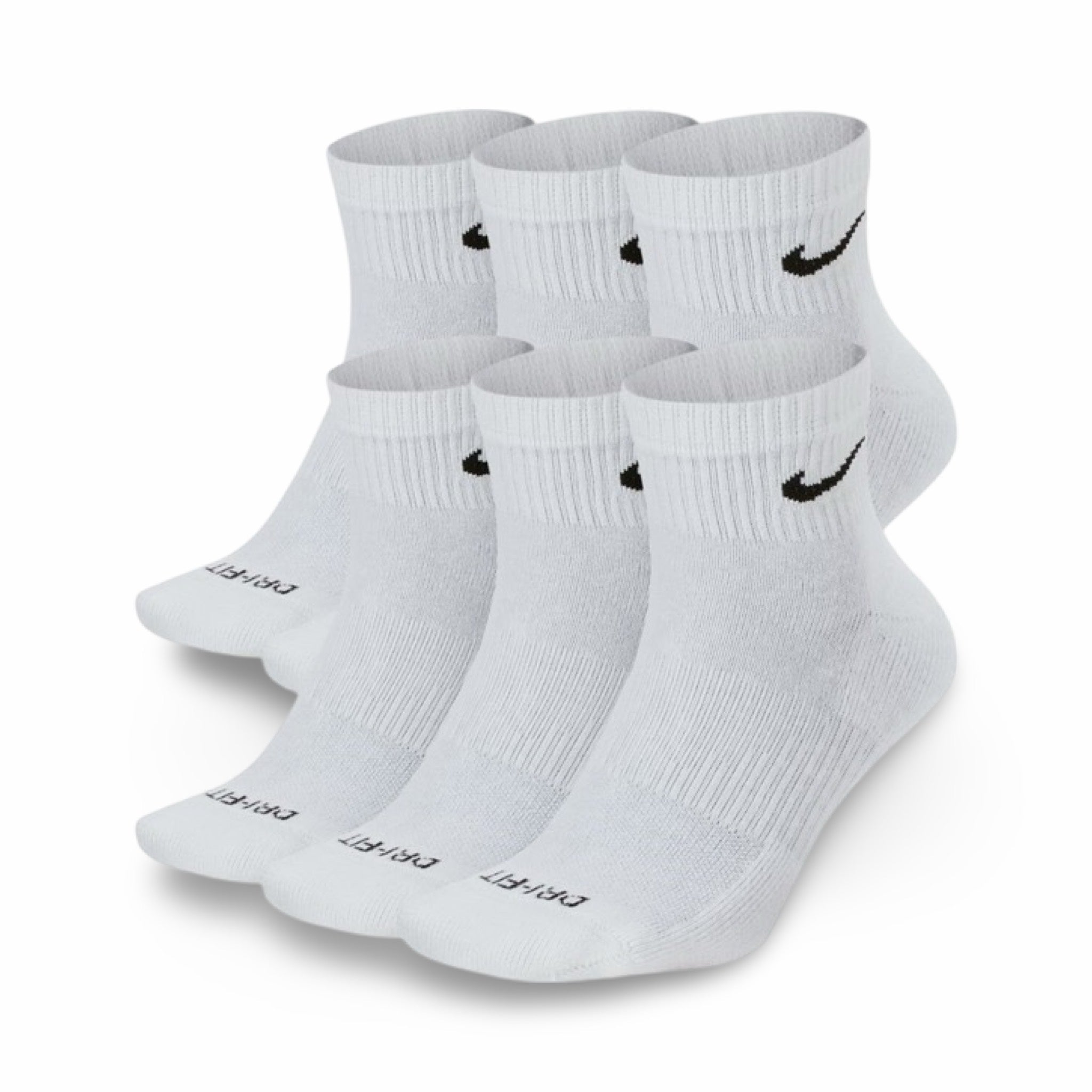 NIKE EVERYDAY CUSHIONED TRAINING ANKLE SOCKS (6 PAIRS)
