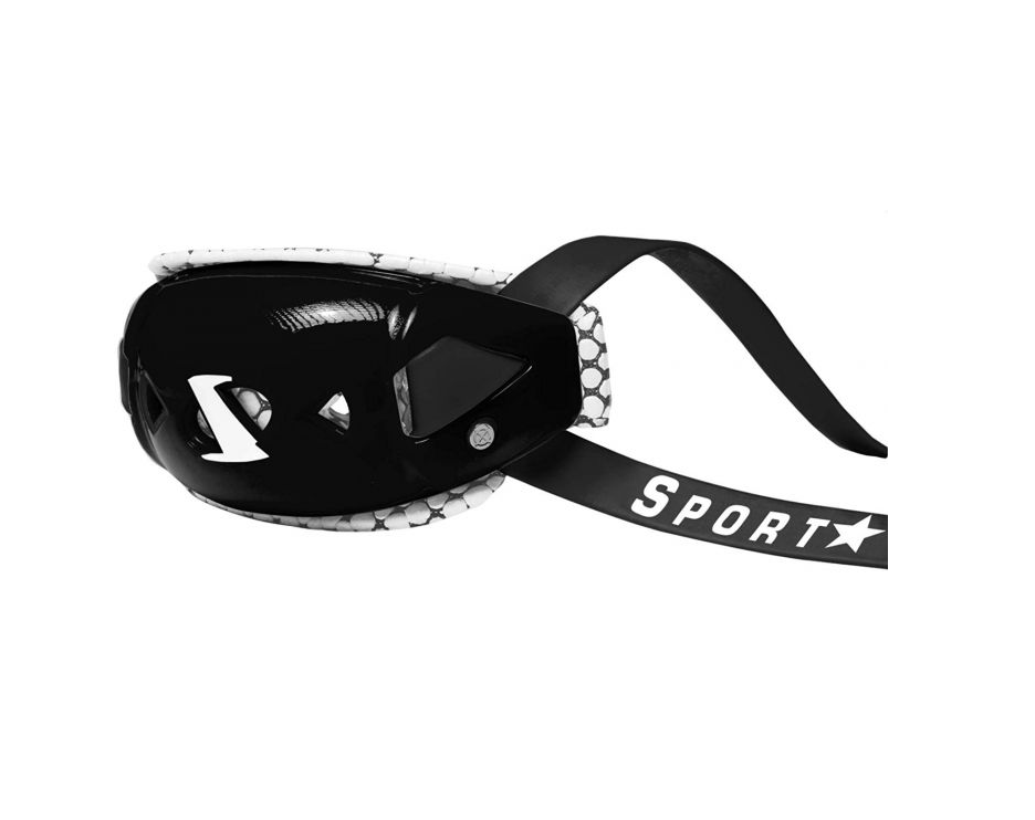 Chin guard Sportstar Victory Regular T-Rex Hurricane Gel Adult chin guard - Black