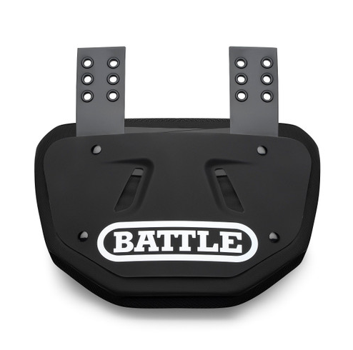 Battle backplate noir avec logo Blanc - protège dos